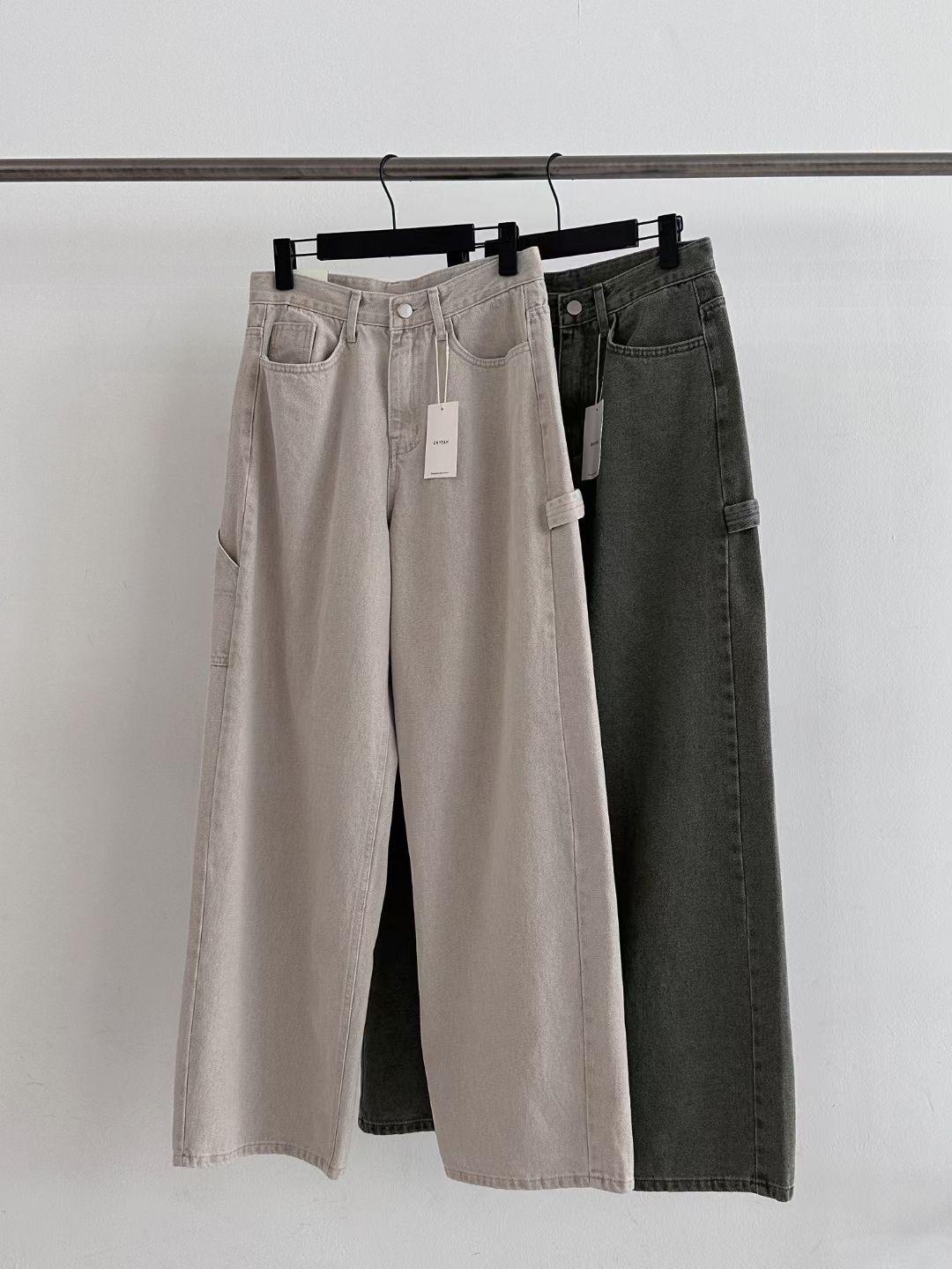 OH YEAH東大門代購女士新品25春夏人氣真品時尚推薦牛仔褲OH YEAH牛仔褲圖色2左二色