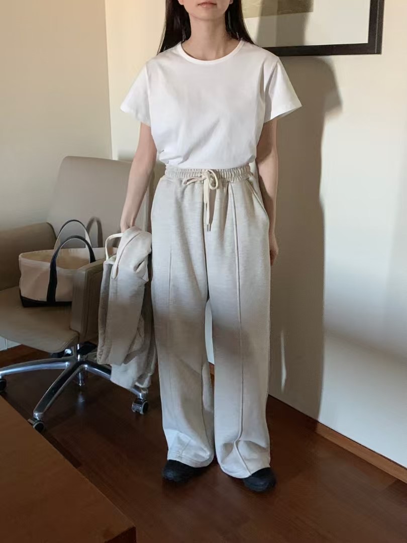 MOOD BEIGE東大門直郵女裝新款時尚推薦熱賣真品25春夏休閑褲MOOD BEIGE休閑褲