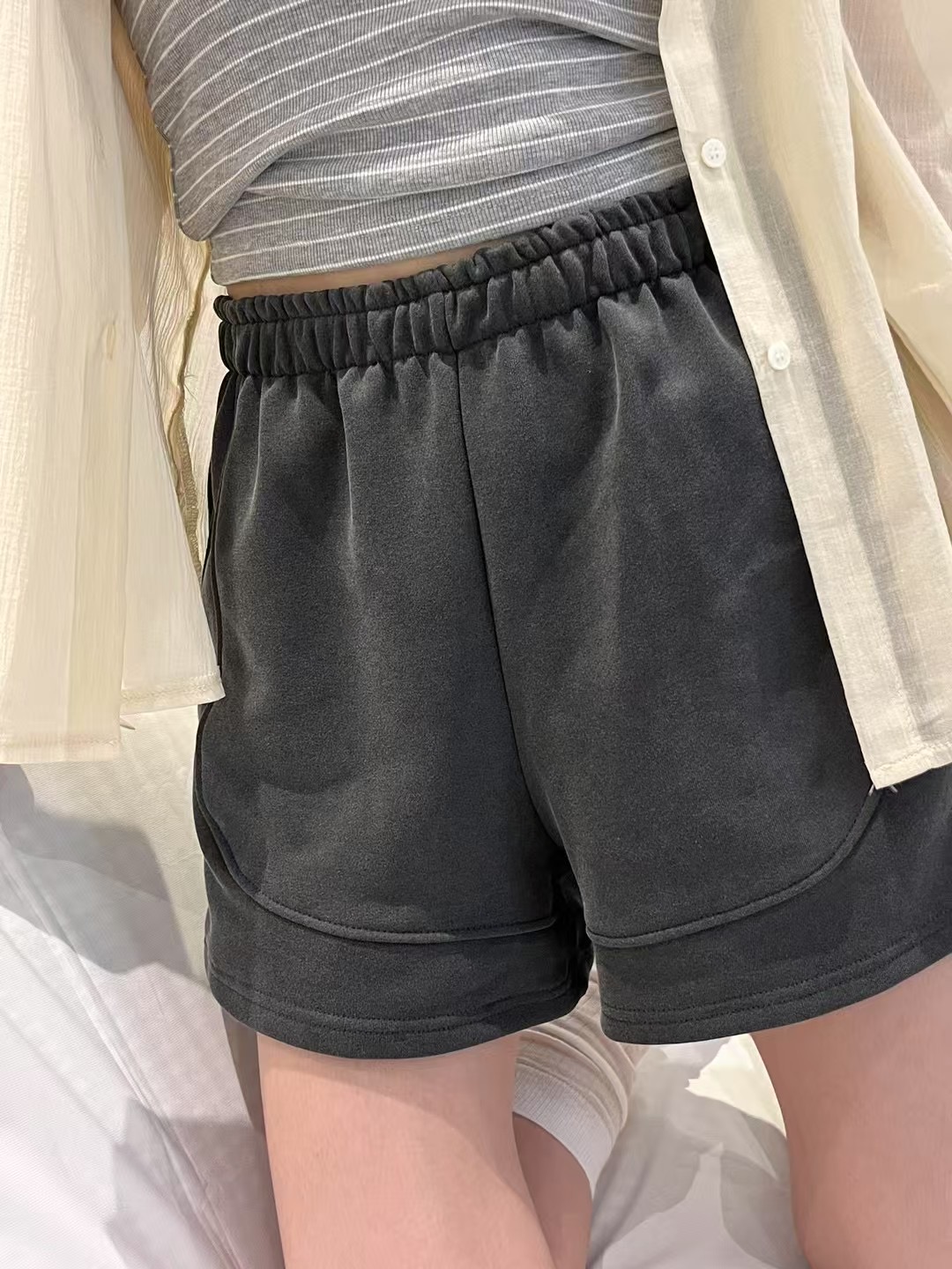LEREVE-OT東大門代購女士新品休閑25春夏推薦熱賣人氣短褲LEREVE短褲