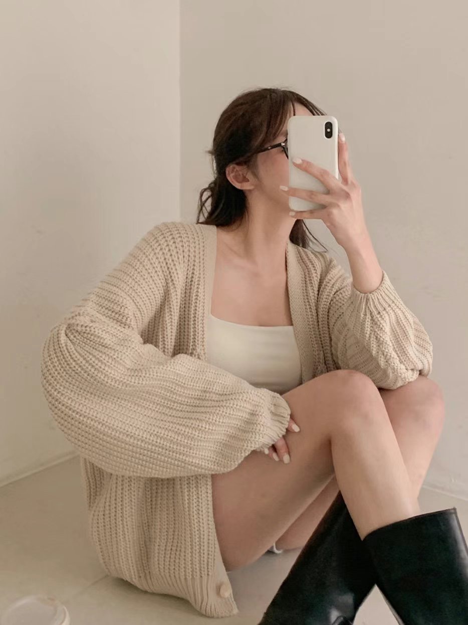 DEAR GRAY東大門實拍女裝新品推薦25春夏職業時尚針織衫開衫DEAR GRAY針織衫