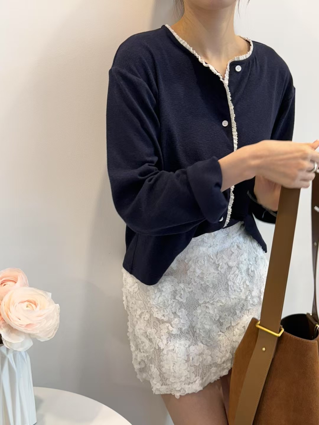 LEREVE-OT東大門直郵女裝新品人氣真品25春夏休閑推薦針織衫LEREVE針織衫