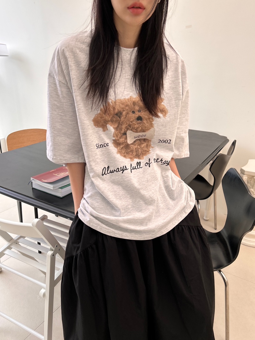ME MO東大門實拍女士新品真品推薦時尚職業休閑熱賣25春夏T恤ME MOT恤