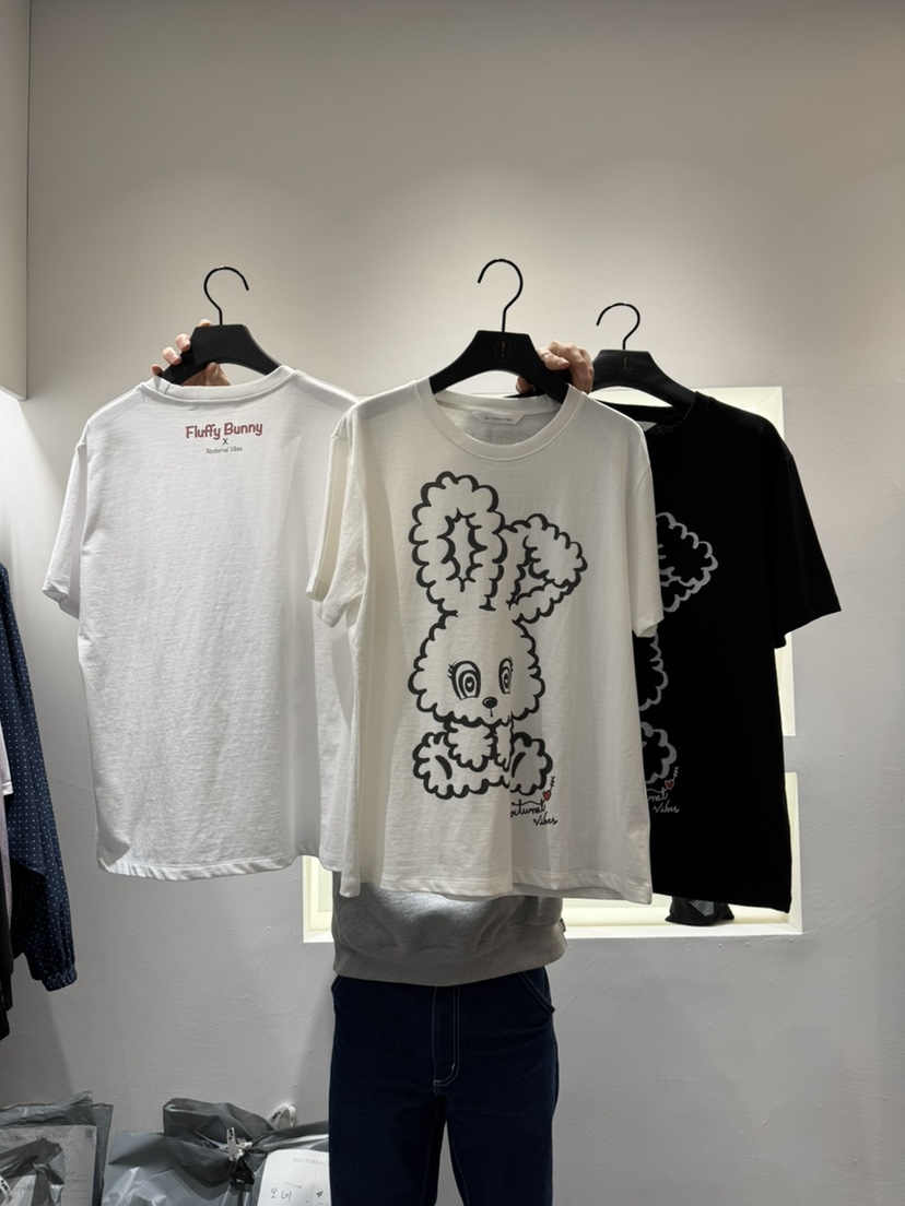 NOCTURNAL VIBE東大門代購女士新品職業時尚真品T恤兔子絨NOCTURNAL VIBET恤