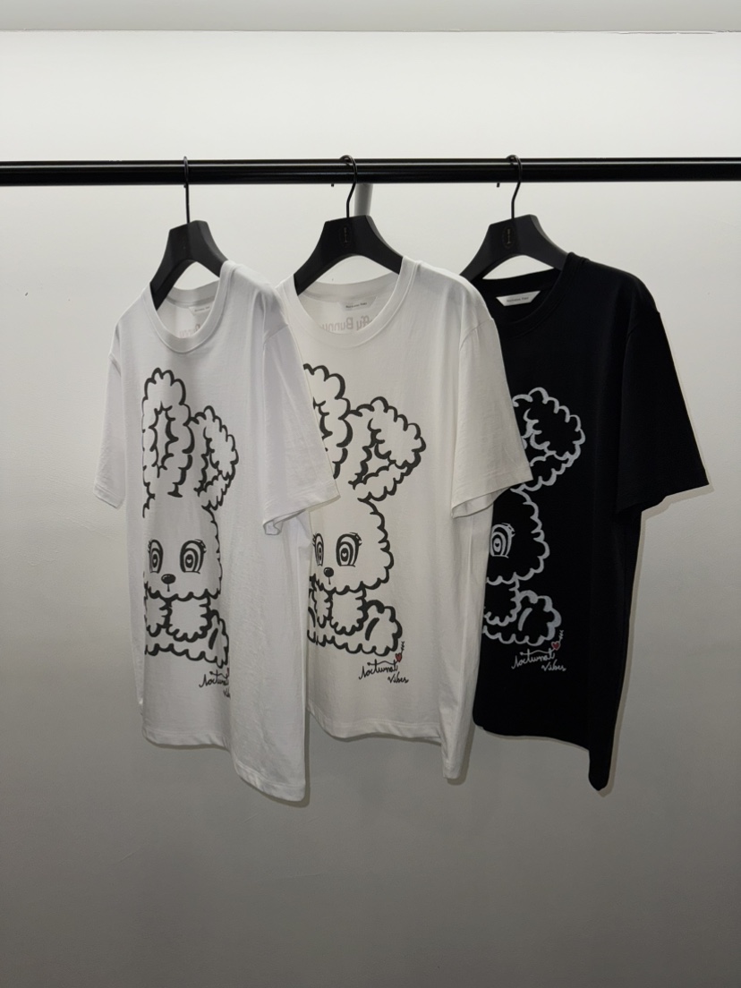 NOCTURNAL VIBE東大門代購女士新品職業時尚真品T恤兔子絨NOCTURNAL VIBET恤