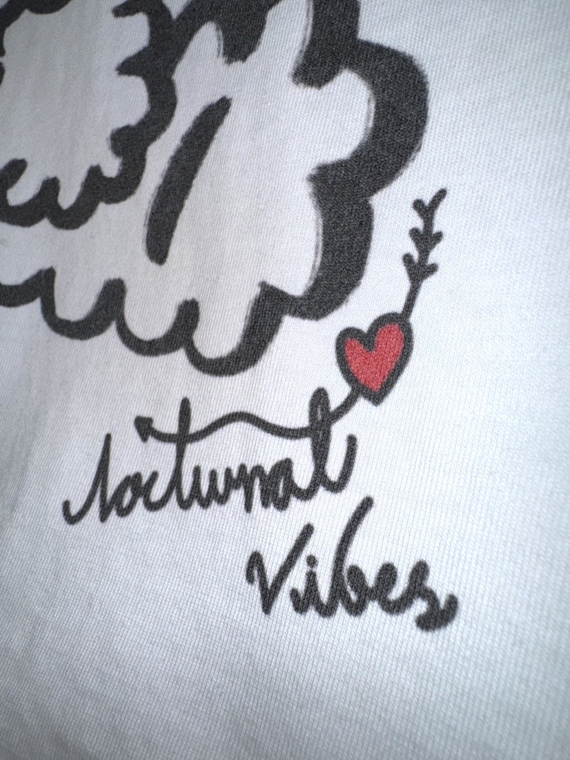 NOCTURNAL VIBE東大門代購女士新品職業時尚真品T恤兔子絨NOCTURNAL VIBET恤