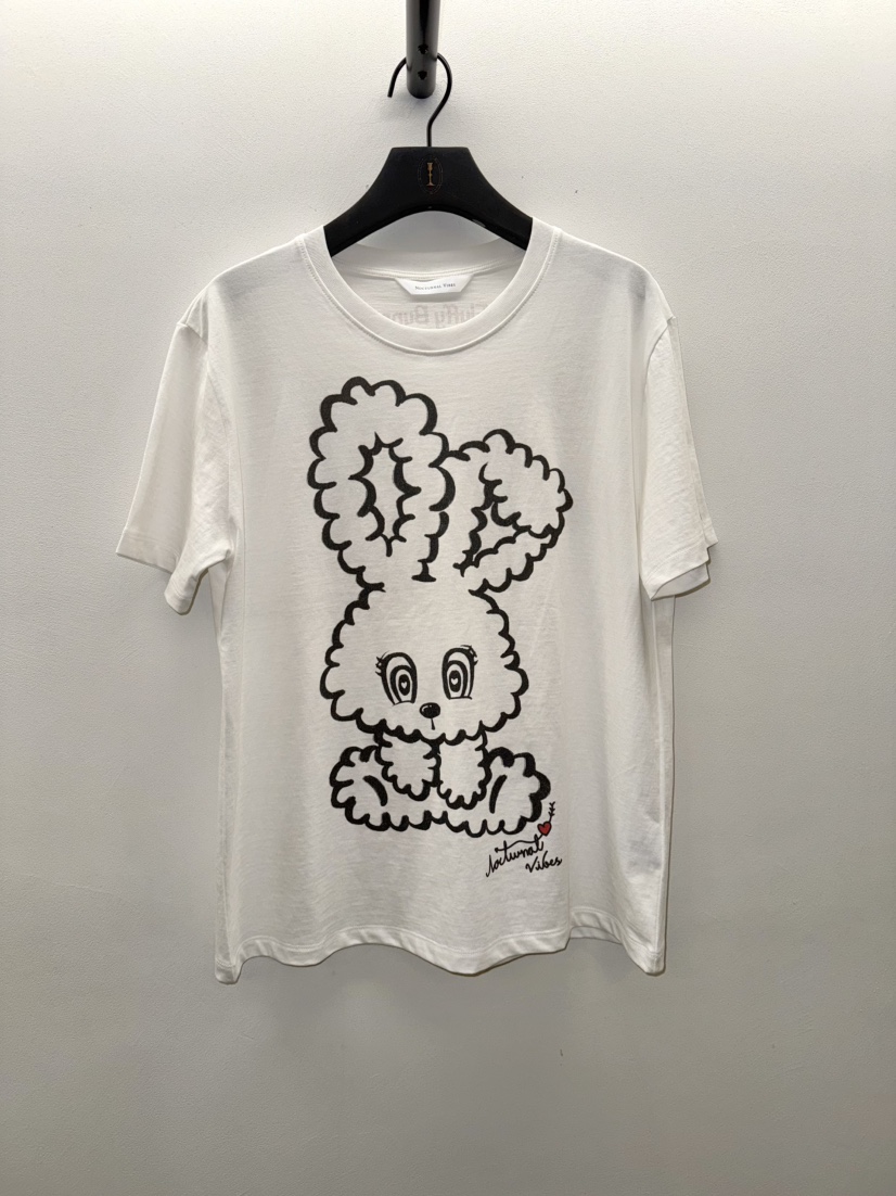 NOCTURNAL VIBE東大門代購女士新品職業時尚真品T恤兔子絨NOCTURNAL VIBET恤