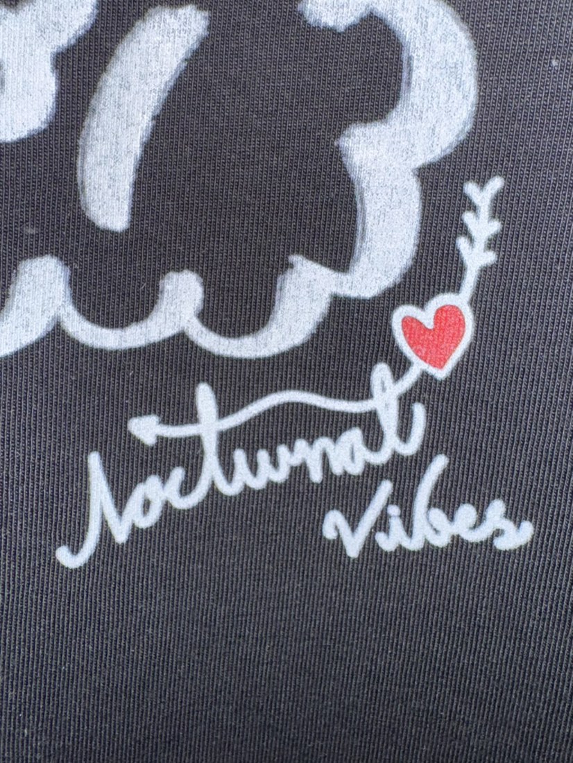 NOCTURNAL VIBE東大門代購女士新品職業時尚真品T恤兔子絨NOCTURNAL VIBET恤
