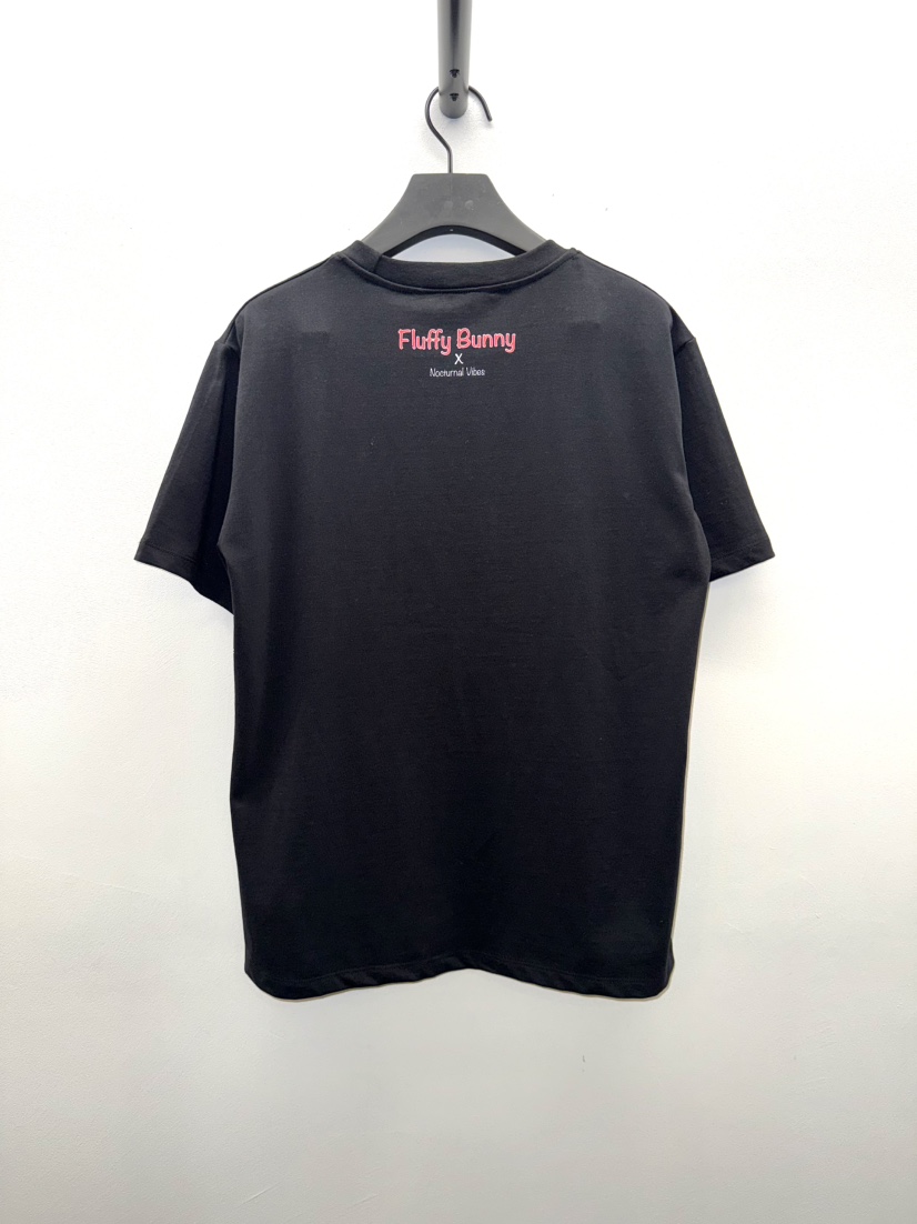 NOCTURNAL VIBE東大門代購女士新品職業時尚真品T恤兔子絨NOCTURNAL VIBET恤