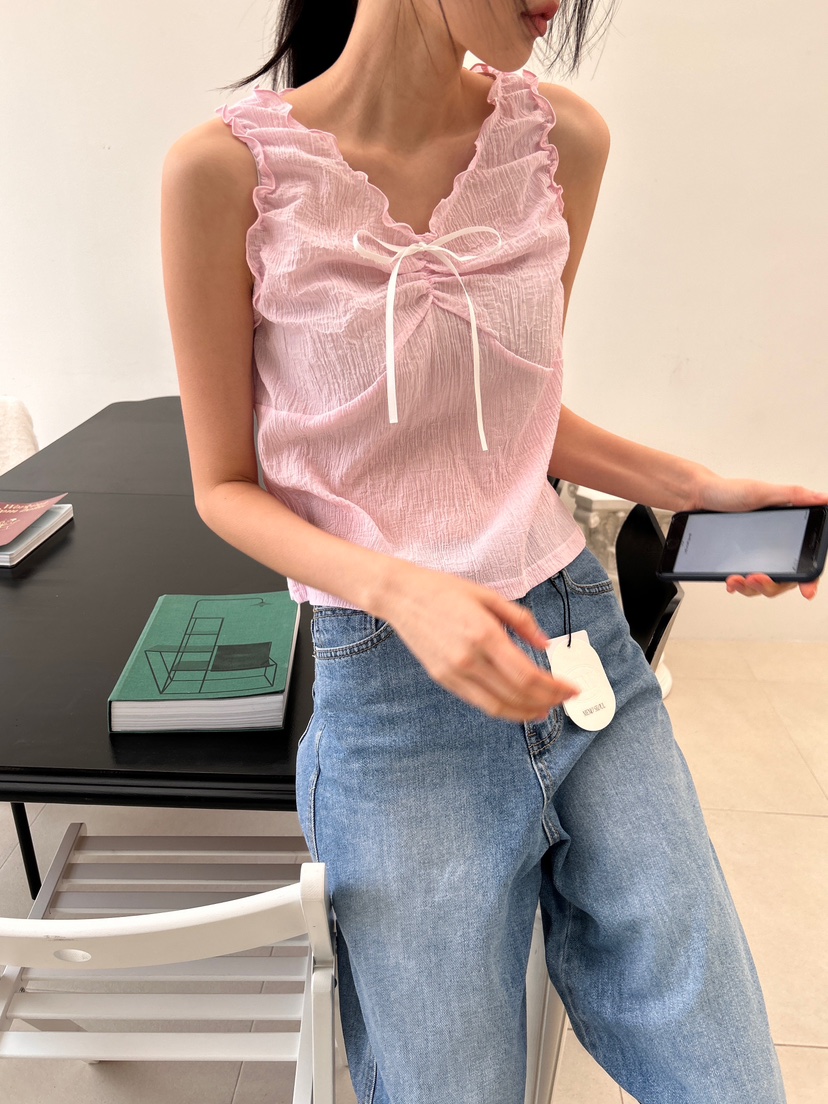 ME MO東大門代購女裝新款職業25春夏熱賣真品休閑吊帶背心ME MO吊帶/背心