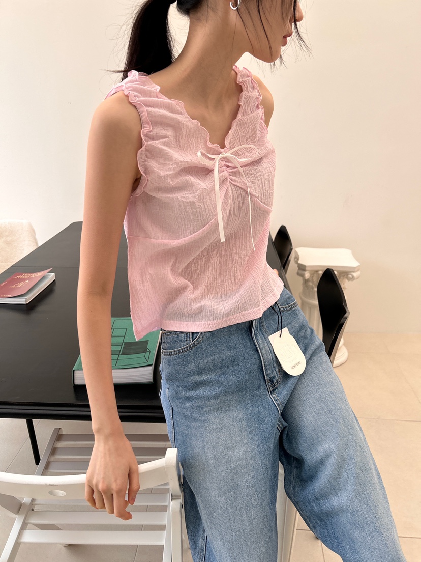 ME MO東大門代購女裝新款職業25春夏熱賣真品休閑吊帶背心ME MO吊帶/背心圖色2