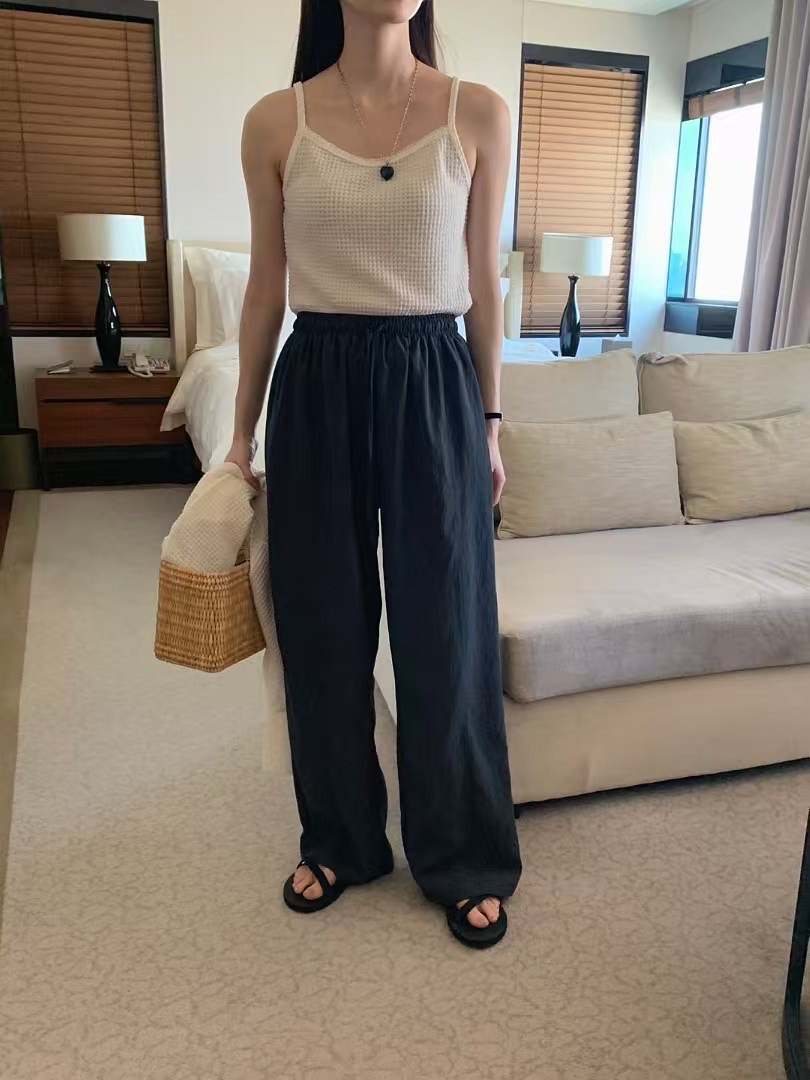 MOOD BEIGE韓國直郵女裝新款時尚職業休閑人氣25春夏休閑褲MOOD BEIGE休閑褲