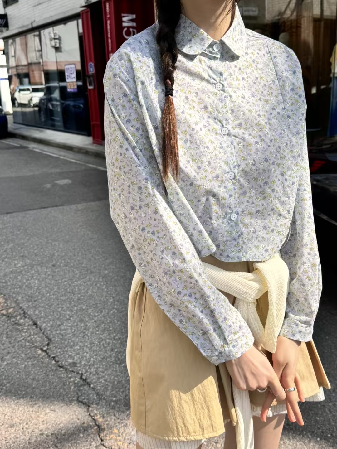 LEREVE-OT東大門直郵女裝新品職業25春夏人氣時尚襯衫蕾絲衫LEREVE襯衫/蕾絲衫圖色2
