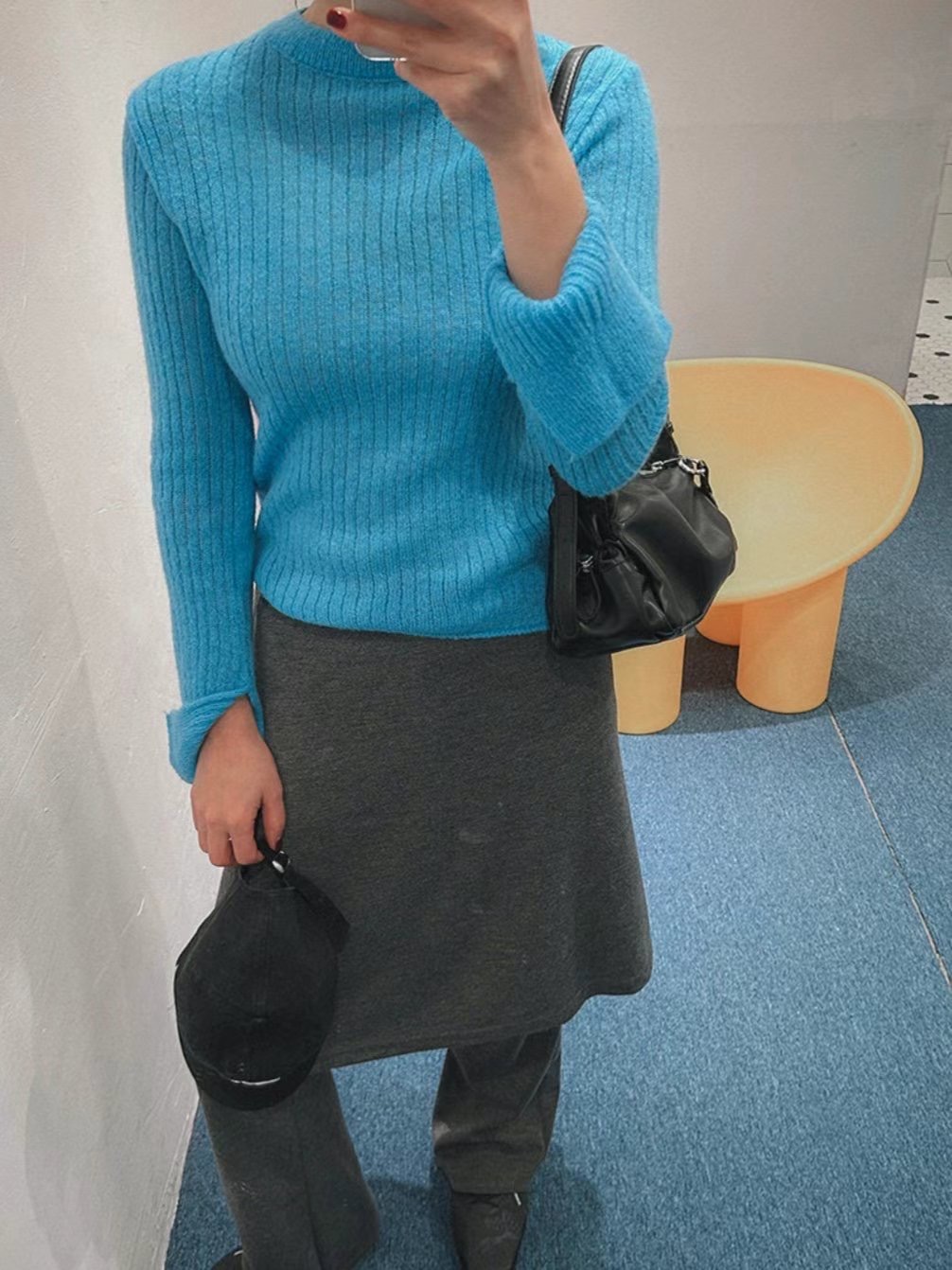 DEAR GRAY韓國直郵女裝新品職業時尚25春夏推薦針織衫馬海毛DEAR GRAY針織衫