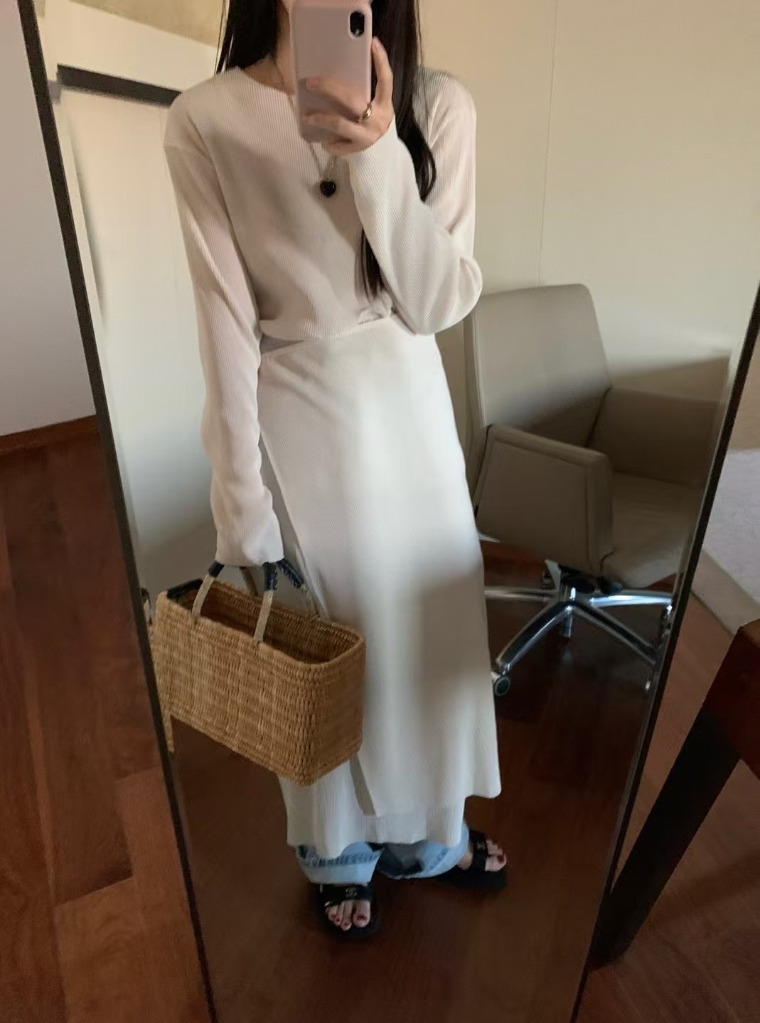 MOOD BEIGE東大門實拍女士新品時尚人氣熱賣真品職業休閑套裝MOOD BEIGE套裝圖色2