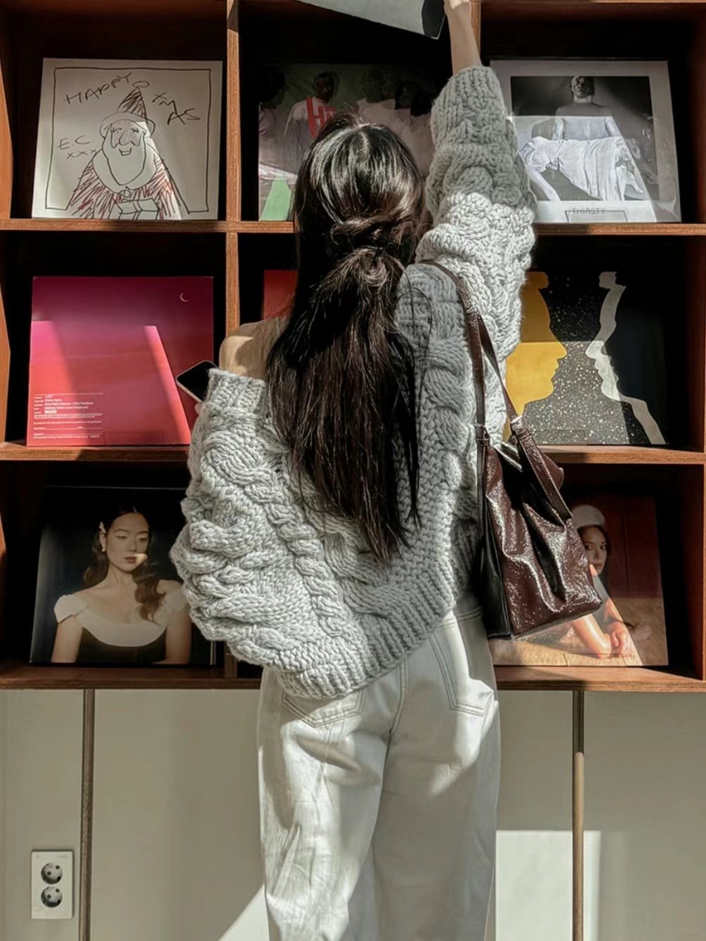 DEAR GRAY東大門直郵女士新品25春夏休閑時尚針織衫手工開衫DEAR GRAY針織衫