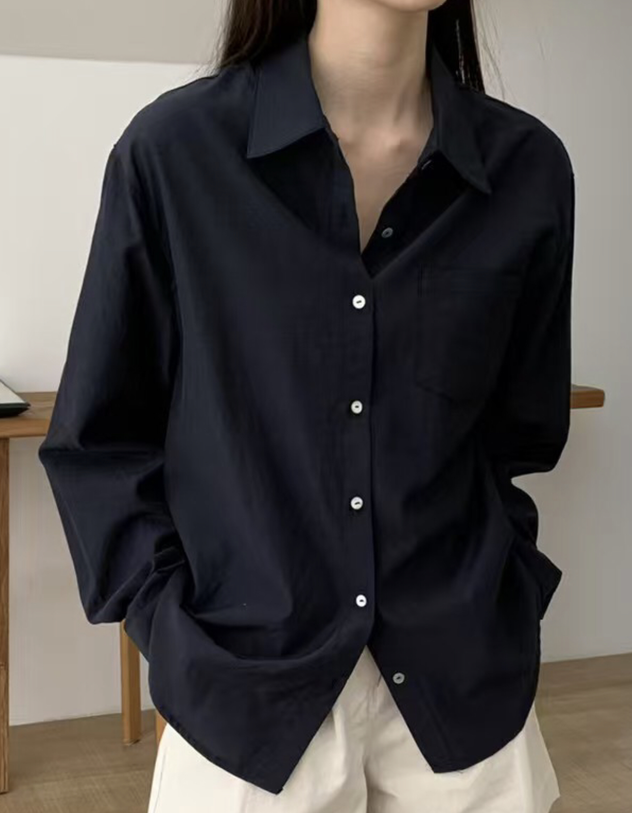 MOOD BEIGE東大門直郵女士新品推薦真品人氣休閑襯衫蕾絲衫MOOD BEIGE襯衫/蕾絲衫圖色2