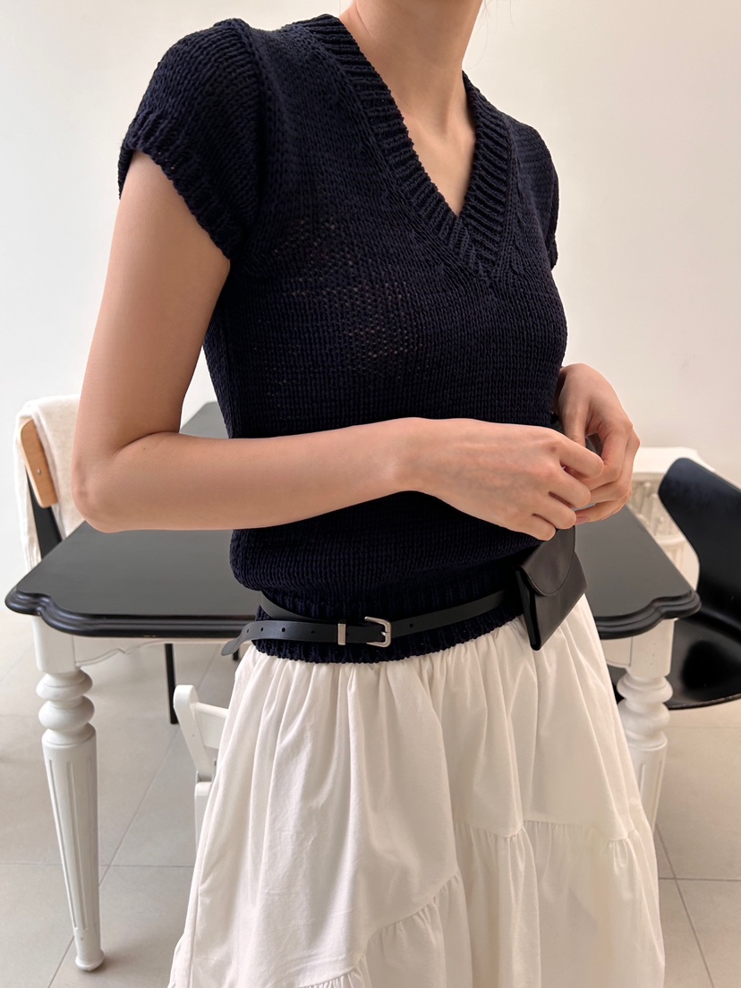 ME MO東大門代購女士新款真品推薦25春夏職業人氣熱賣針織衫ME MO針織衫