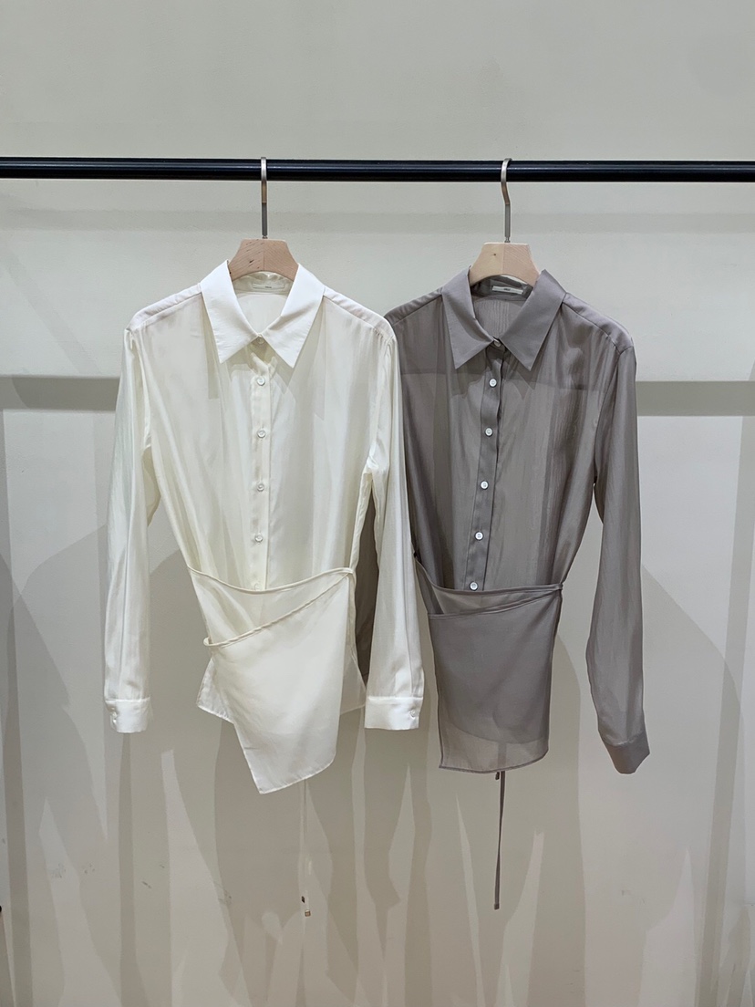 GILLI韓國直郵女裝新品推薦25春夏人氣真品職業休閑襯衫蕾絲衫GILLI襯衫/蕾絲衫