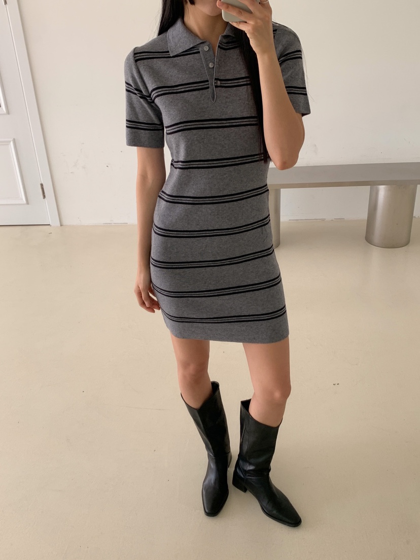 DARLUZ_MI東大門代購女裝新品職業25春夏時尚休閑推薦連衣裙DARLUZ_MI連衣裙
