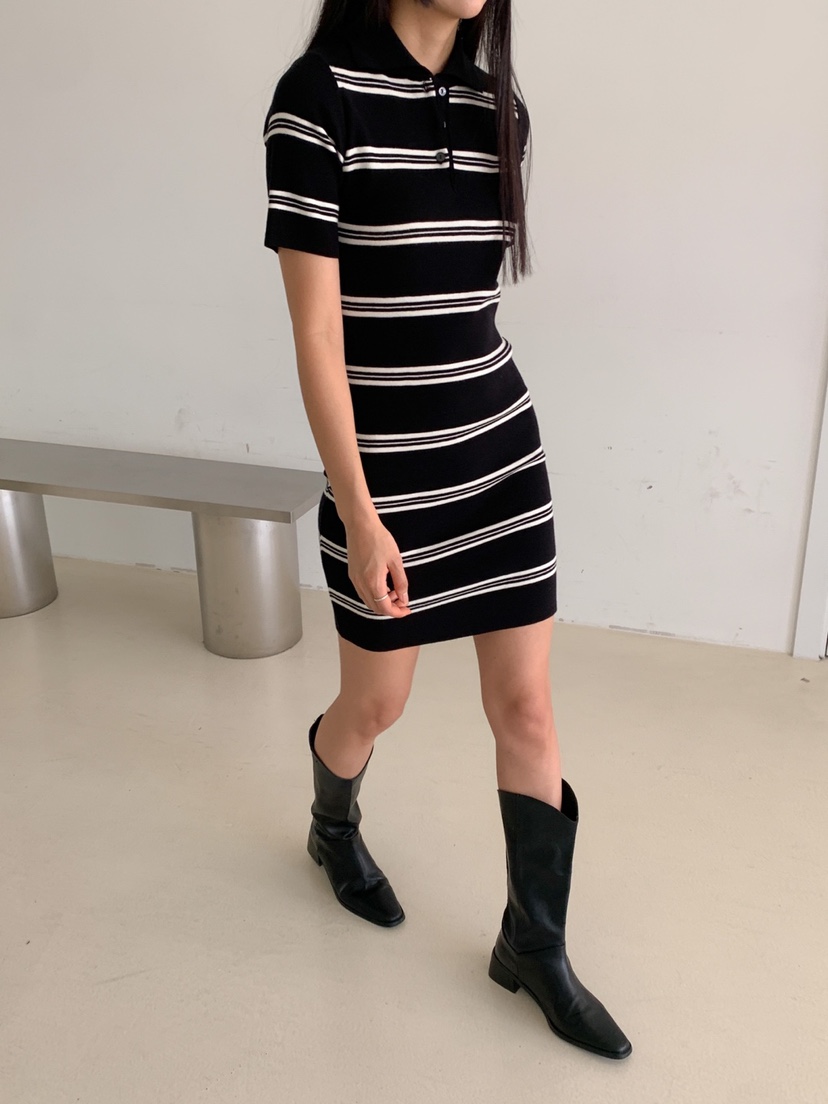 DARLUZ_MI東大門代購女裝新品職業25春夏時尚休閑推薦連衣裙DARLUZ_MI連衣裙