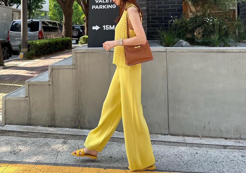 AWESOME-L韓國代購女裝新款熱賣休閑時尚職業25春夏人氣套裝AWESOME-L套裝圖色1