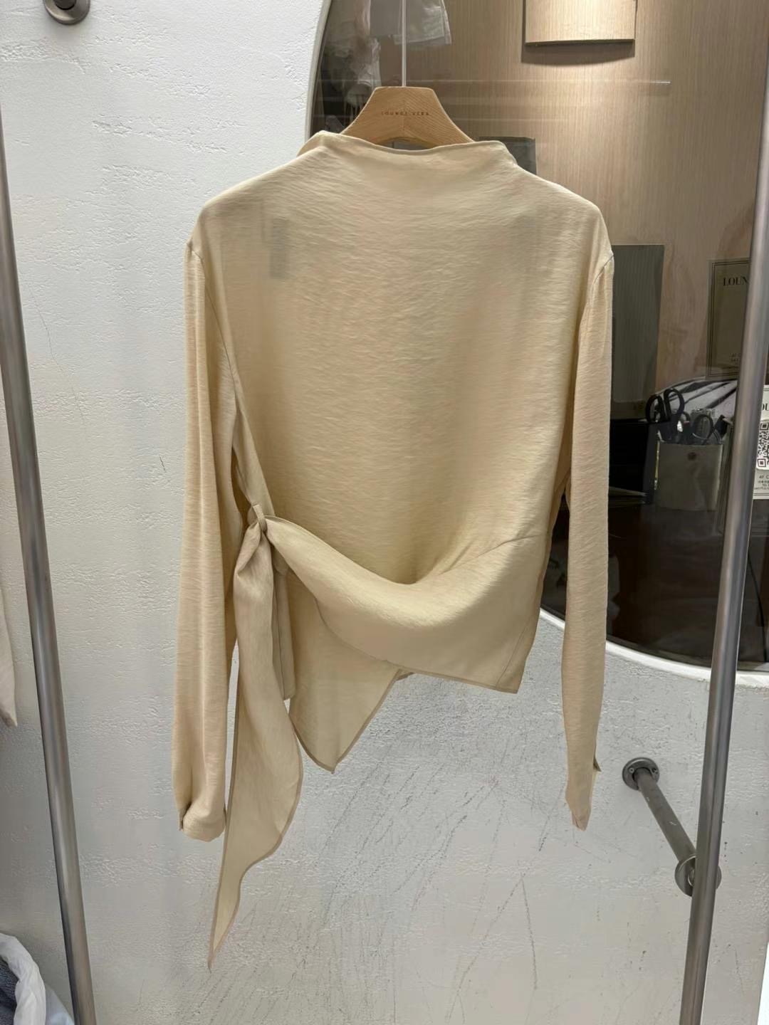 LOUNGE VERA韓國直郵女士新款25春夏休閑推薦時尚襯衫蕾絲衫LOUNGE VERA-2件訂襯衫/蕾絲衫圖色3