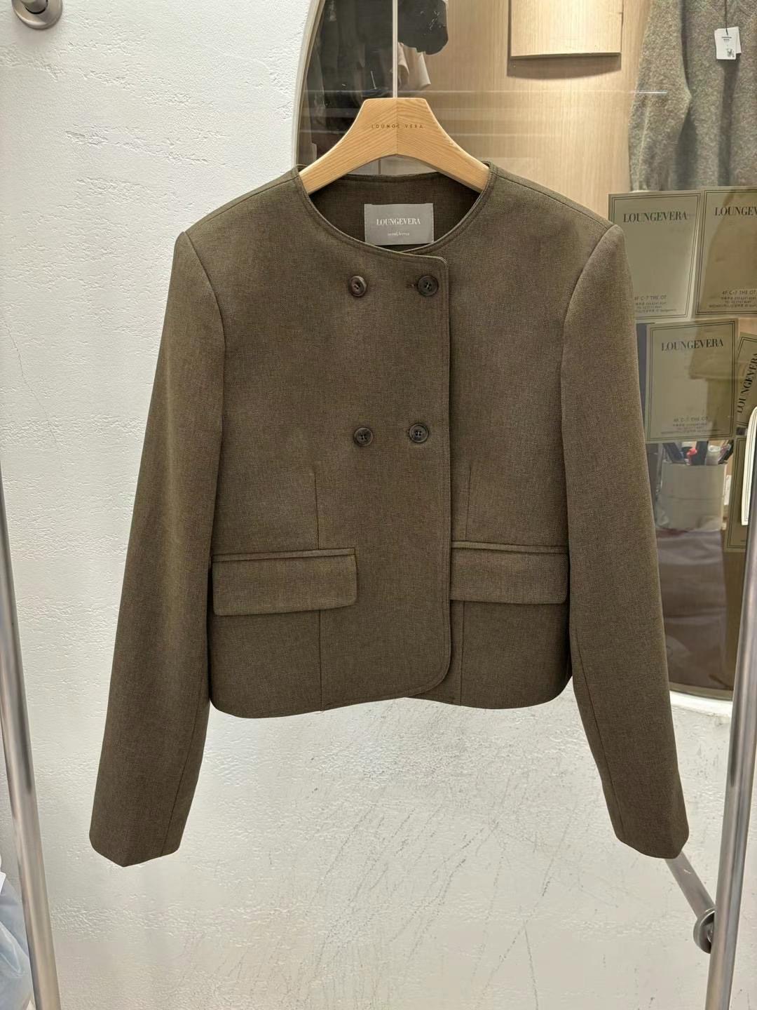 LOUNGE VERA韓國代購女士新品時尚休閑職業熱賣真品人氣夾克LOUNGE VERA-2件訂夾克