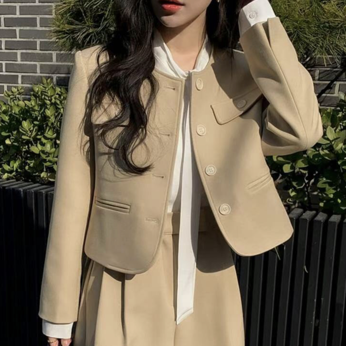 LOUNGE VERA東大門直郵女士新品25春夏推薦職業套裝兩件套LOUNGE VERA-2件訂套裝