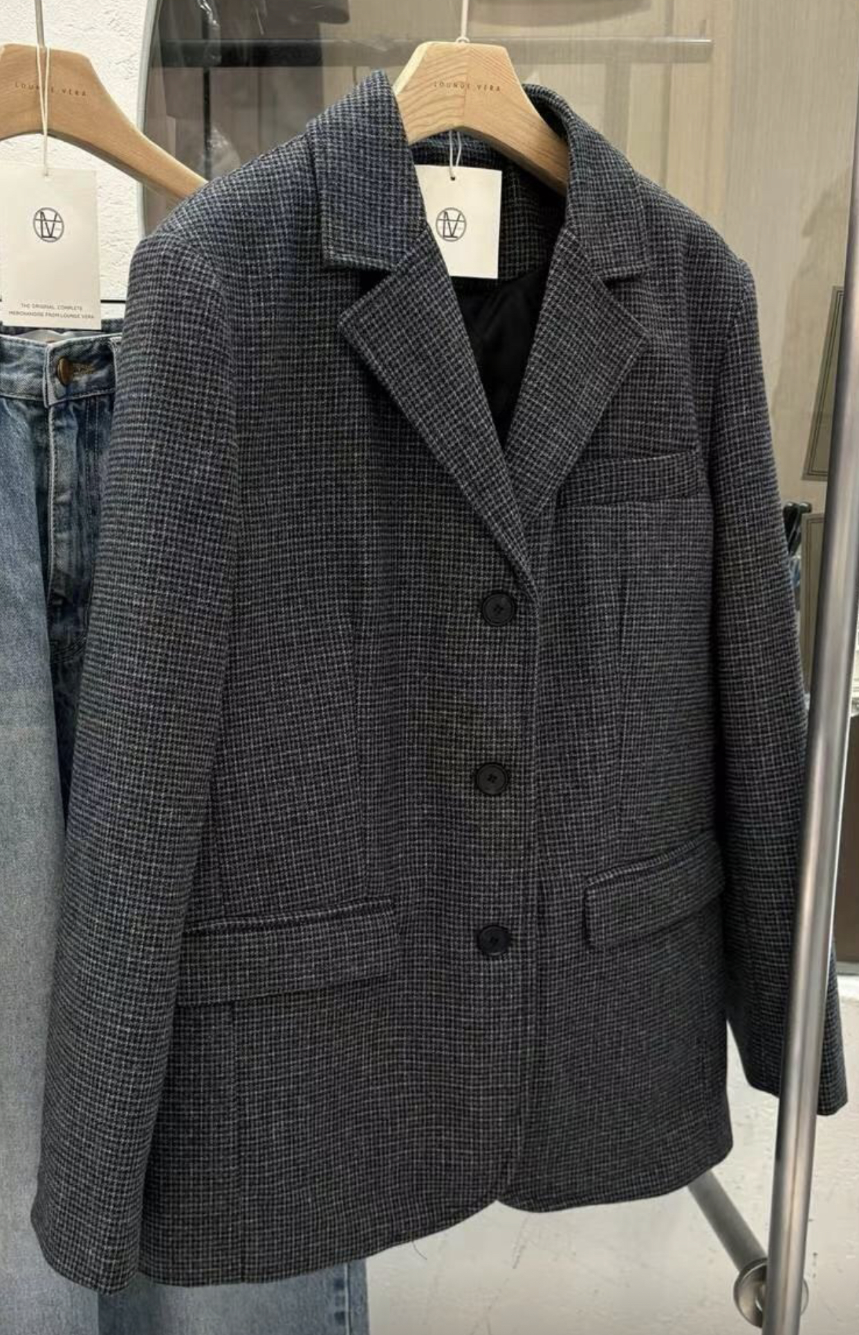 LOUNGE VERA韓國代購女士新品真品時尚休閑職業推薦熱賣夾克LOUNGE VERA-2件訂夾克