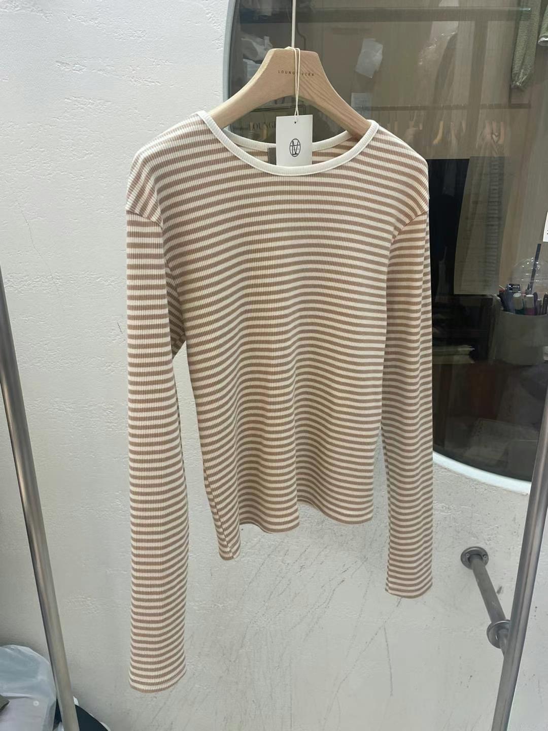 LOUNGE VERA東大門代購女裝新品人氣25春夏休閑時尚長袖T恤LOUNGE VERA-2件訂長袖T恤圖色2