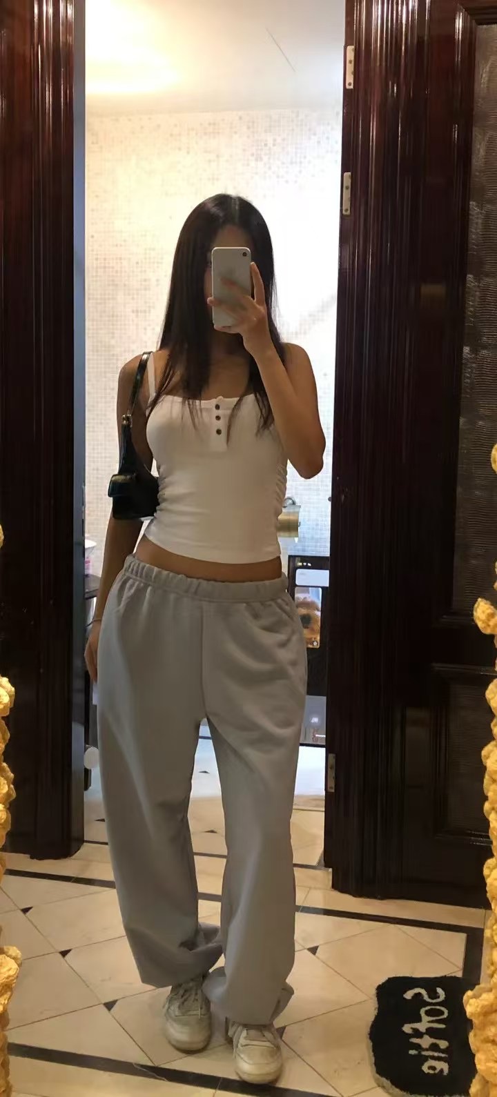 HIDDENHILLS直郵韓國代購㊣女裝新款職業休閑25春夏人氣休閑褲HIDDENHILLS休閑褲