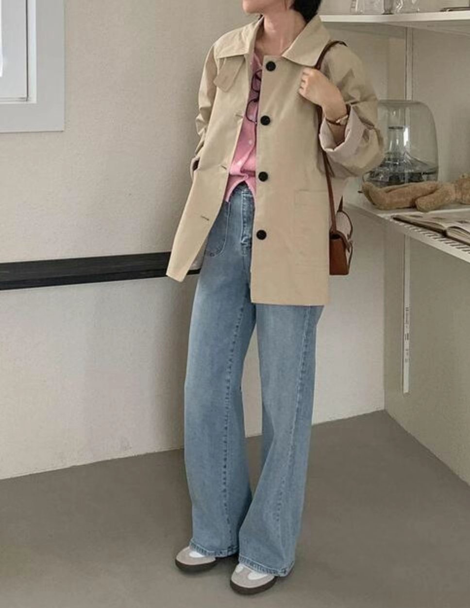 PI2韓國㊣直郵東大門代購女裝新款人氣熱賣休閑25春夏牛仔褲Pi2牛仔褲