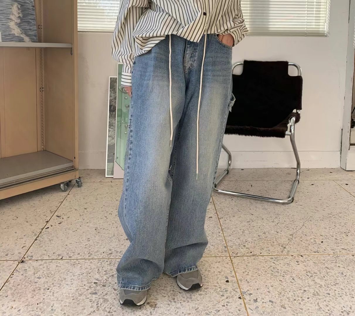 SYNDROME-T韓國㊣直郵東大門代購女裝新品休閑推薦職業牛仔褲SYNDROME牛仔褲