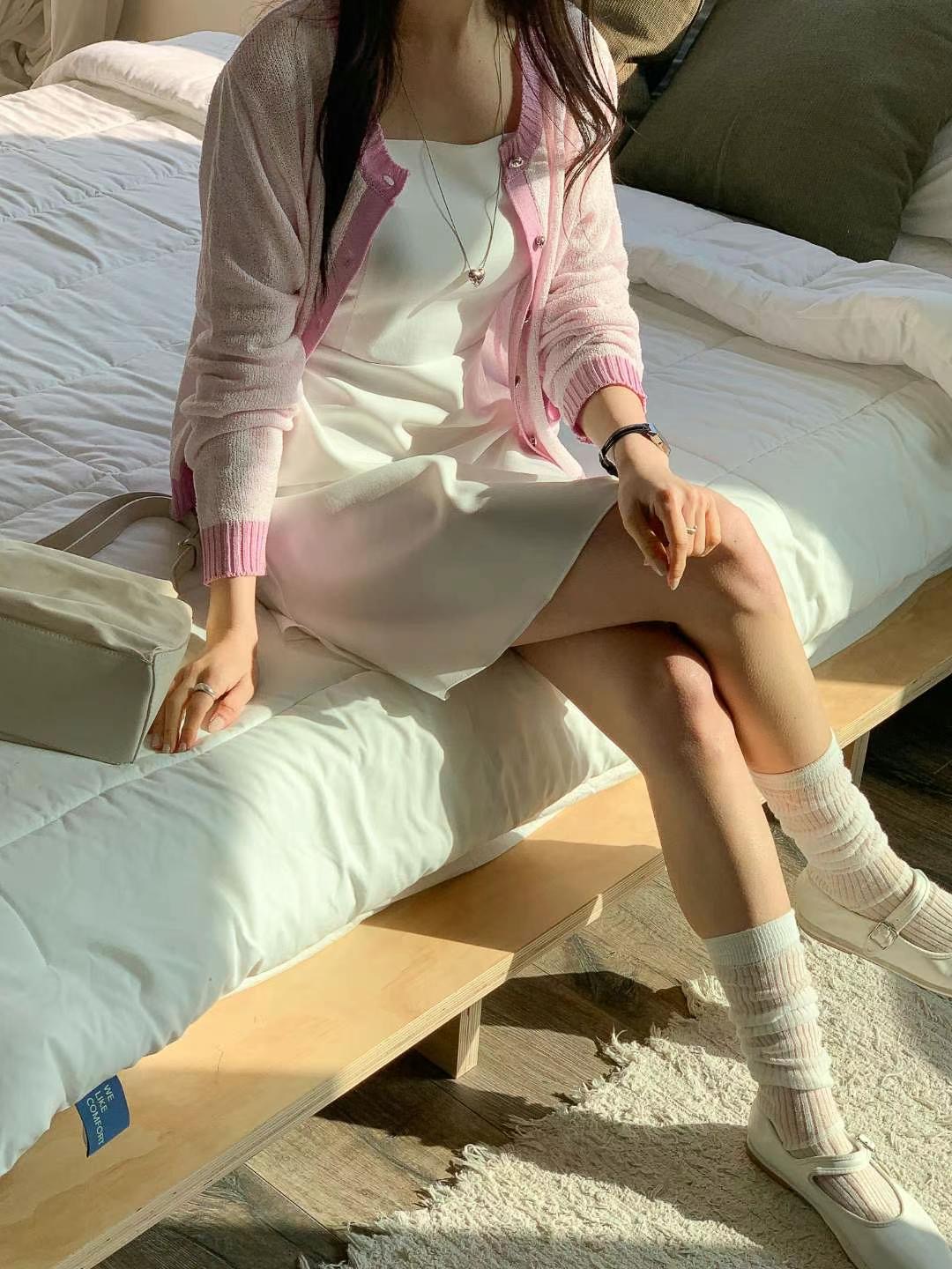 FOUND韓國直郵㊣東大門實拍女裝新款推薦25春夏職業針織衫開衫FOUND針織衫