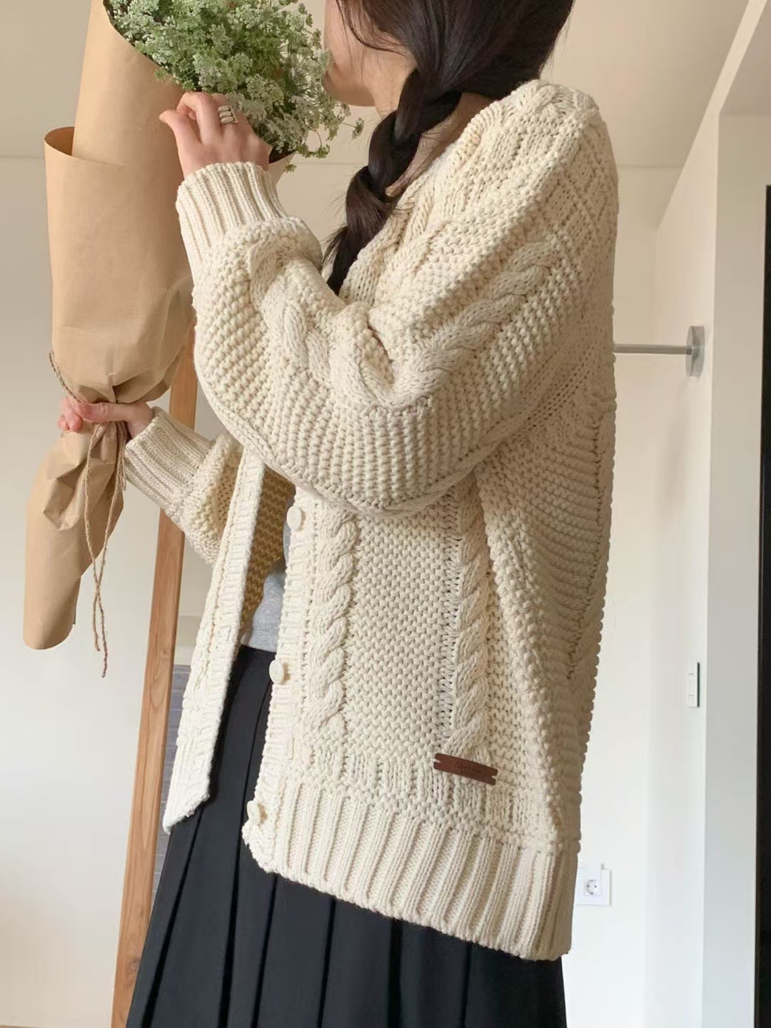SIGNATURE直郵韓國代購㊣女裝新品人氣休閑時尚熱賣針織衫開衫SIGNATURE針織衫