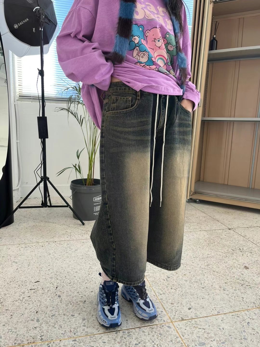 SYNDROME-T直郵韓國代購㊣女裝新品人氣職業25春夏休閑短褲SYNDROME短褲