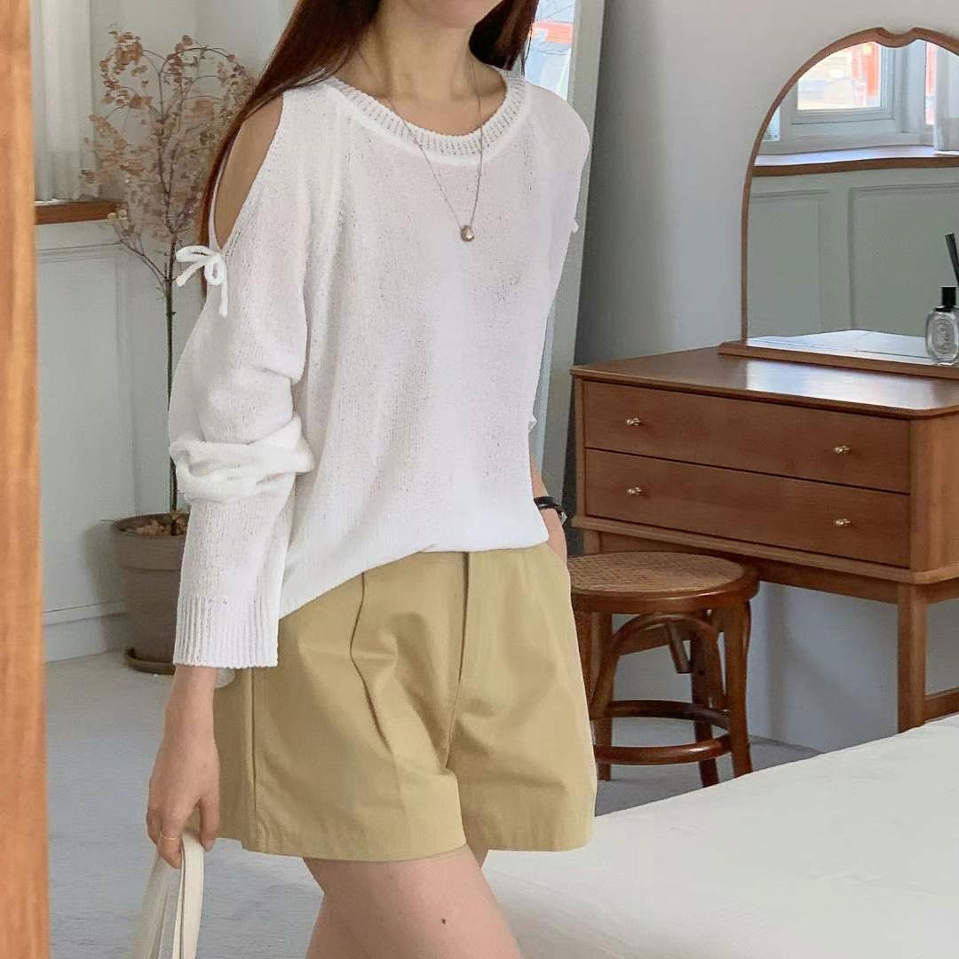 FOUND直郵韓國代購㊣女裝新款人氣25春夏熱賣時尚針織衫開衫FOUND針織衫