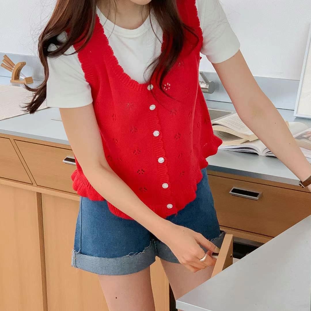 FOUND直郵韓國代購㊣女裝新款25春夏休閑熱賣人氣時尚吊帶背心FOUND吊帶/背心