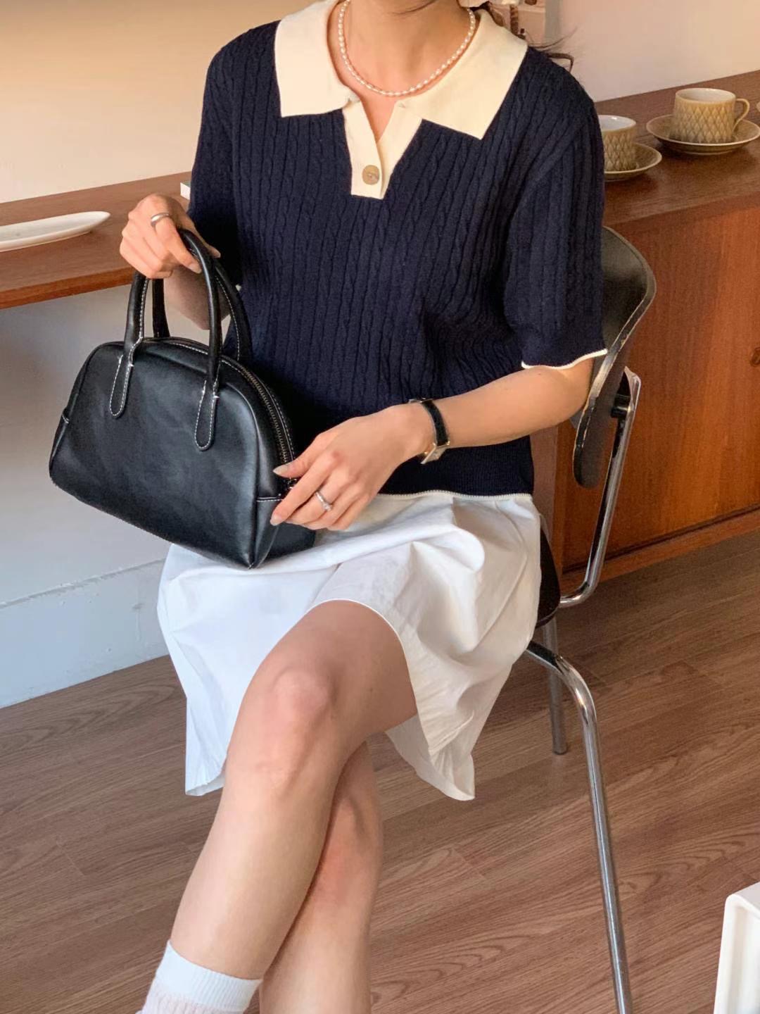 FOUND韓國直郵㊣女裝新款休閑人氣時尚熱賣25春夏推薦針織衫FOUND針織衫