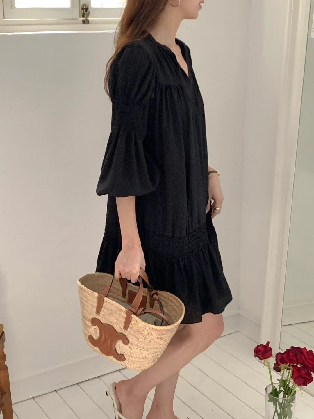 MAYONEZ-마요네즈-T直郵韓國代購㊣女裝新品25春夏連衣裙MAYONEZ連衣裙