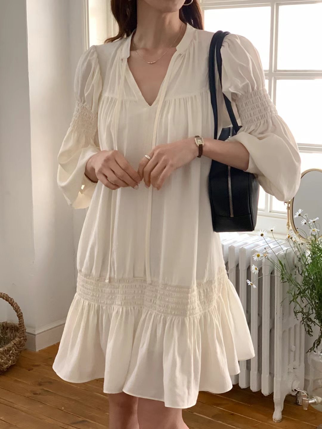 MAYONEZ-마요네즈-T直郵韓國代購㊣女裝新品25春夏連衣裙MAYONEZ連衣裙