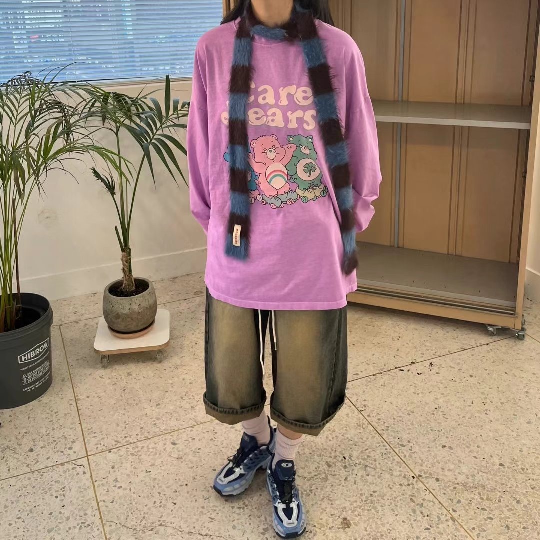 SYNDROME-T韓國直郵㊣女裝新品推薦人氣25春夏職業長袖T恤SYNDROME長袖T恤