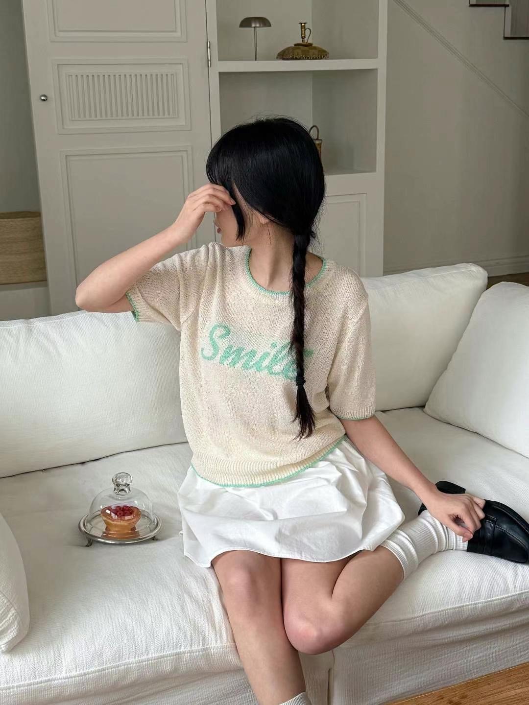 FOUND韓國㊣直郵東大門代購女裝新款熱賣25春夏休閑人氣T恤FOUNDT恤