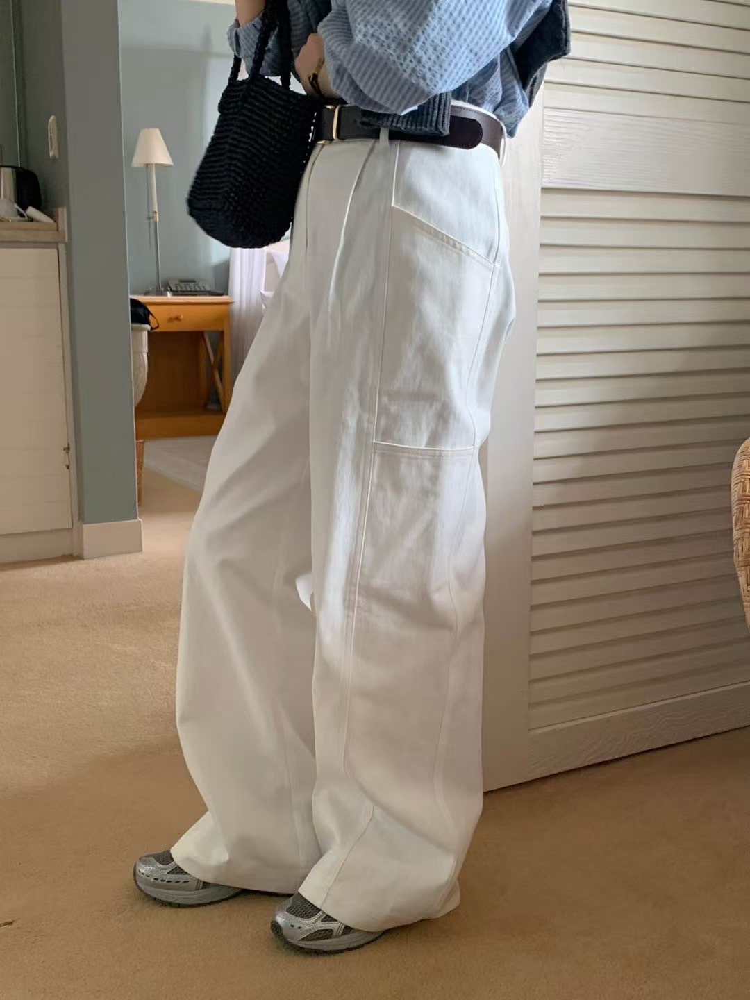 SIGNATURE直郵韓國代購㊣女裝新款時尚熱賣正裝褲西褲不含腰帶SIGNATURE正裝褲/西褲