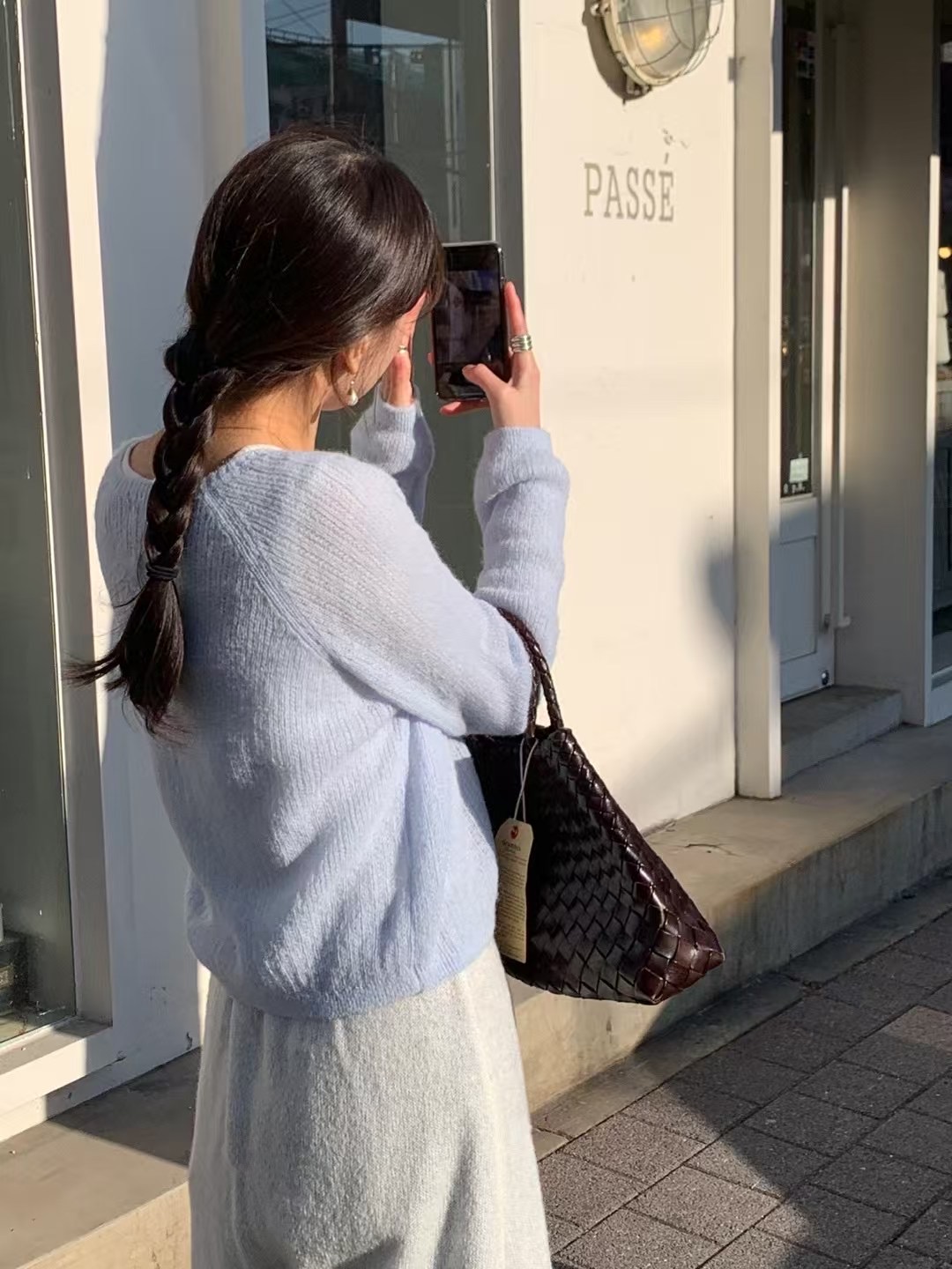 SIGNATURE韓國㊣直郵東大門代購女裝新款人氣熱賣休閑針織衫SIGNATURE針織衫