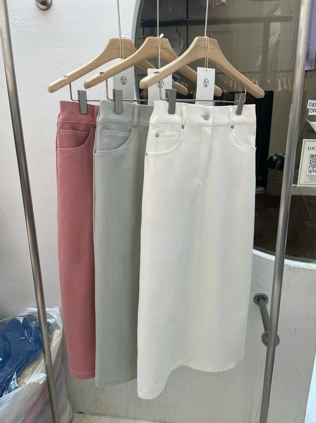 LOUNGE VERA韓國㊣直郵東大門代購女裝新款時尚25春夏長裙LOUNGE VERA-2件訂長裙