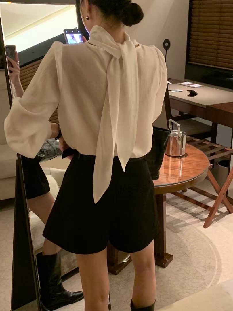 SIGNATURE直郵韓國代購㊣女裝新品時尚人氣熱賣職業襯衫蕾絲衫SIGNATURE襯衫/蕾絲衫
