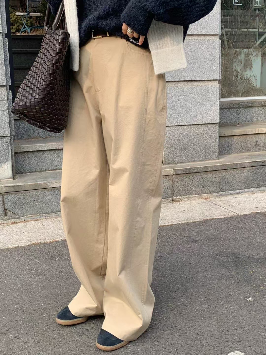 SIGNATURE韓國直郵㊣東大門實拍女裝新款時尚熱賣職業休閑褲SIGNATURE休閑褲