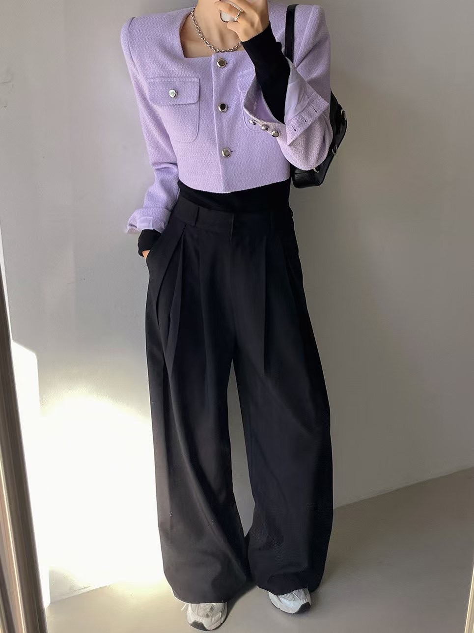FAVOR韓國直郵㊣女裝新款推薦25春夏熱賣時尚人氣職業夾克花呢ARRICCHISI夾克
