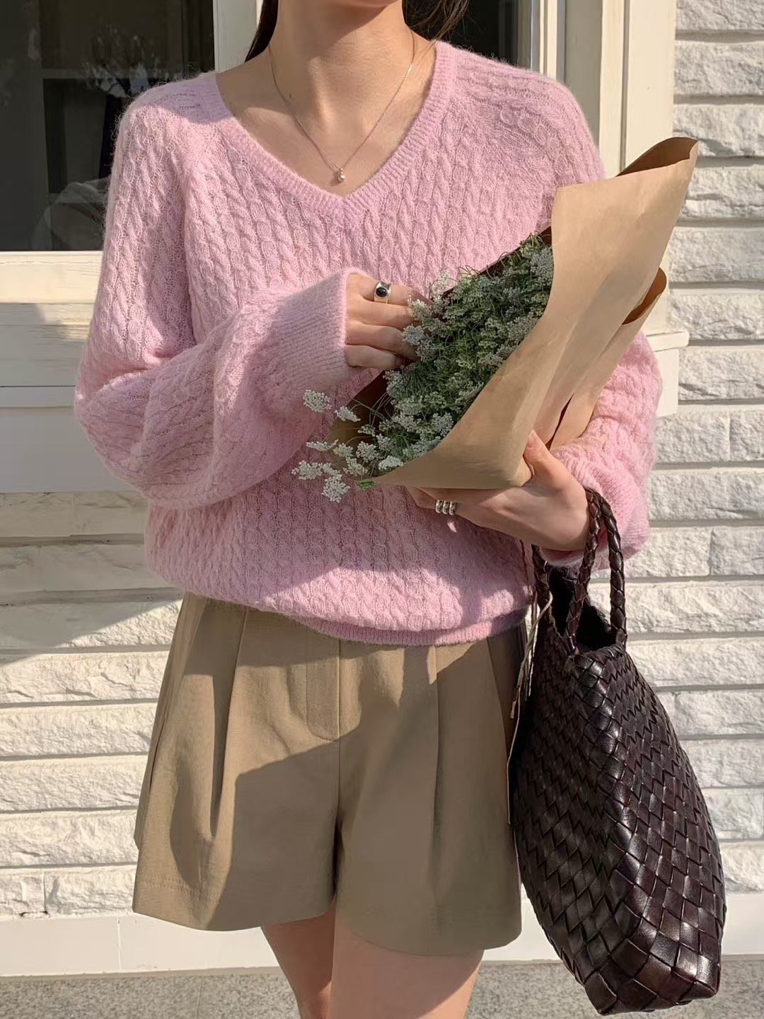 SIGNATURE韓國直郵㊣東大門實拍女裝新品人氣休閑推薦針織衫SIGNATURE針織衫圖色2